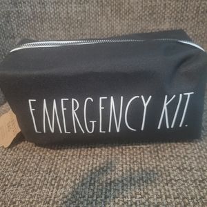 Rae Dunn "Emergency Kit" Makeup Bag